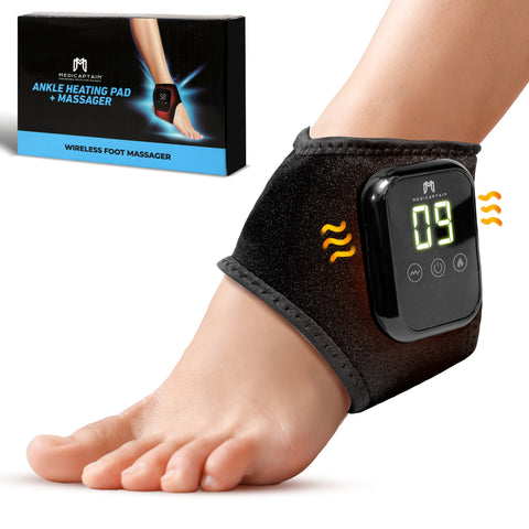 MediCaptain AnkleRecovery Pro - Massager and Heat Brace
