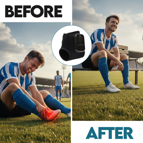 MediCaptain AnkleRecovery Pro - Massager and Heat Brace