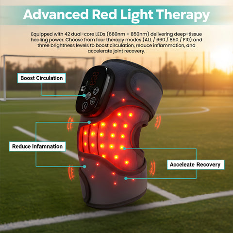 MediCaptain KneeRecovery Pro - Red Light Therapy Massager