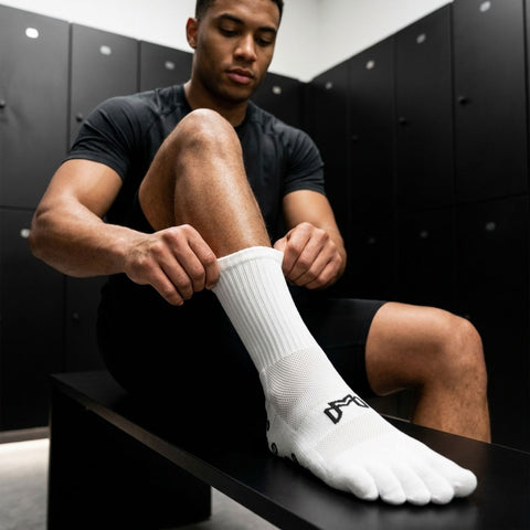 MediCaptain Barefoot Toe Grip Socks for Soccer