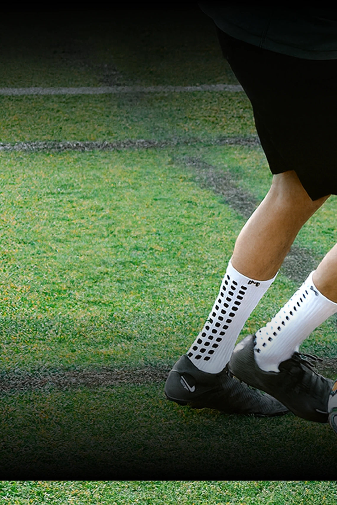 Soccer Grip Socks with Cushioned Ankle Protection