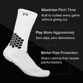 Soccer Grip Socks with Cushioned Ankle Protection
